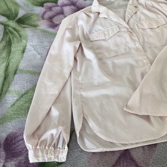 Light Pink Casual Button Down Women’s Shirt - Picture 8 of 11